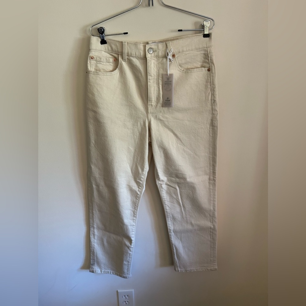 new Daze denim  cream jeans ladies size 31